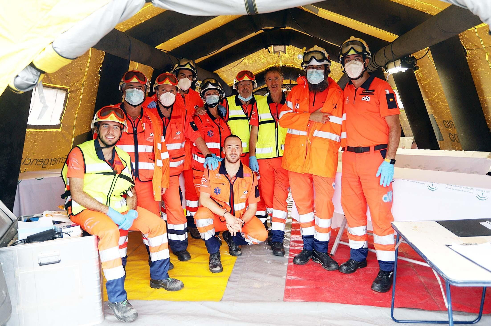 Simulacro de accidente en el Puerto de Huelva dentro del ejercicio regional RespuestA22, en imágenes