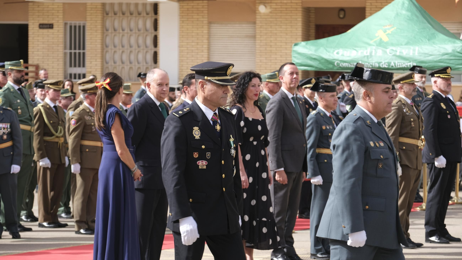 Las imágenes de la celebración del Día del Pilar en la Comandancia de la Guardia Civil de Almería