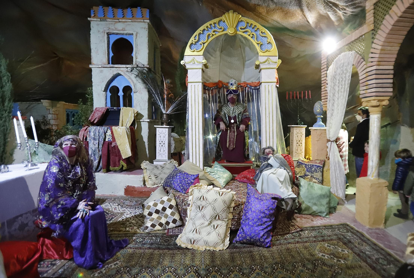 Imágenes del Belén Viviente de Beas