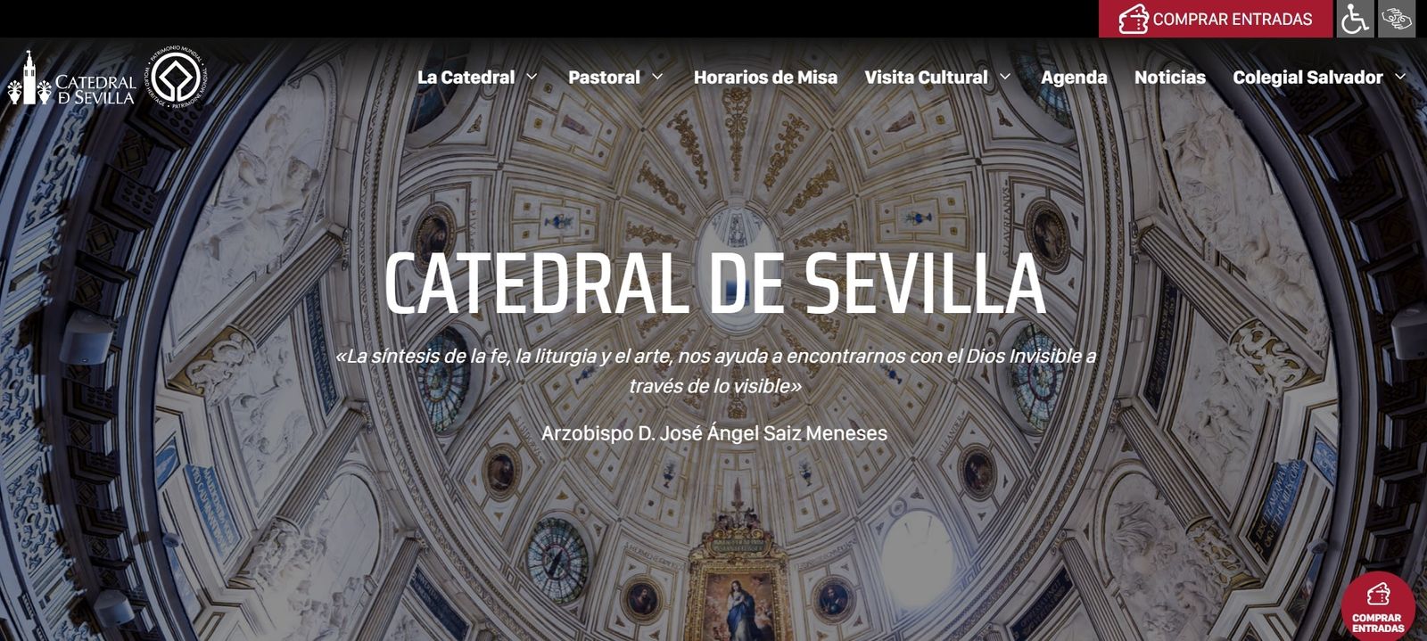 La Catedral de Sevilla se estrena página web y da el salto a las redes sociales.