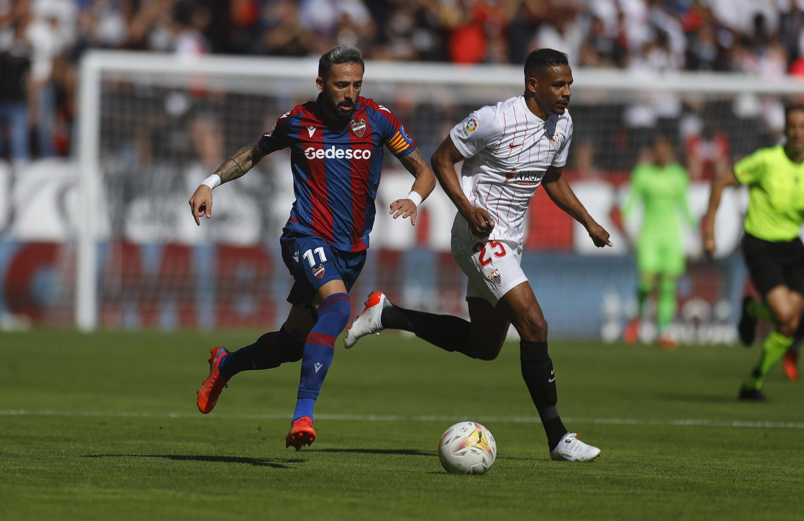 Las imágenes del Sevilla-Levante