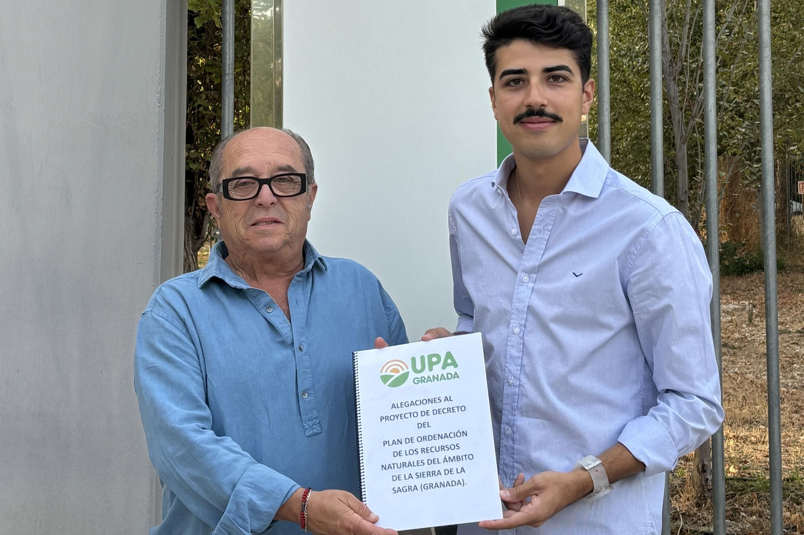 Presentación de alegaciones por parte de UPA Granada al Parque Natural Sierra de La Sagra