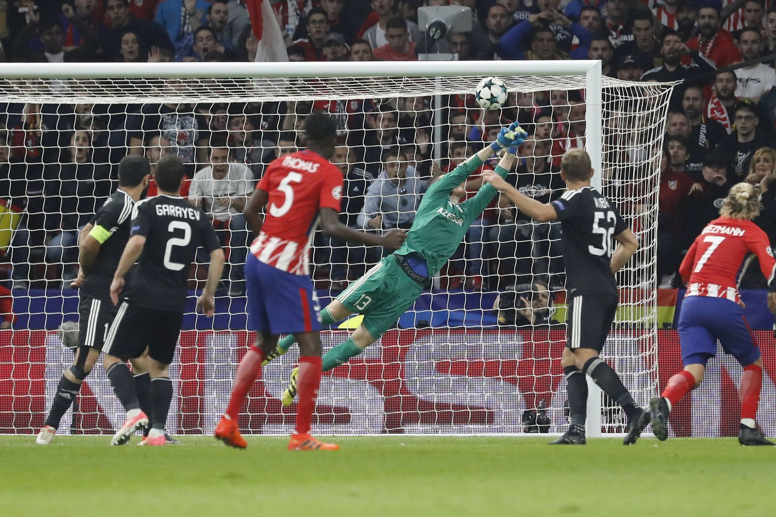 Las imágenes del Atlético-Qarabag