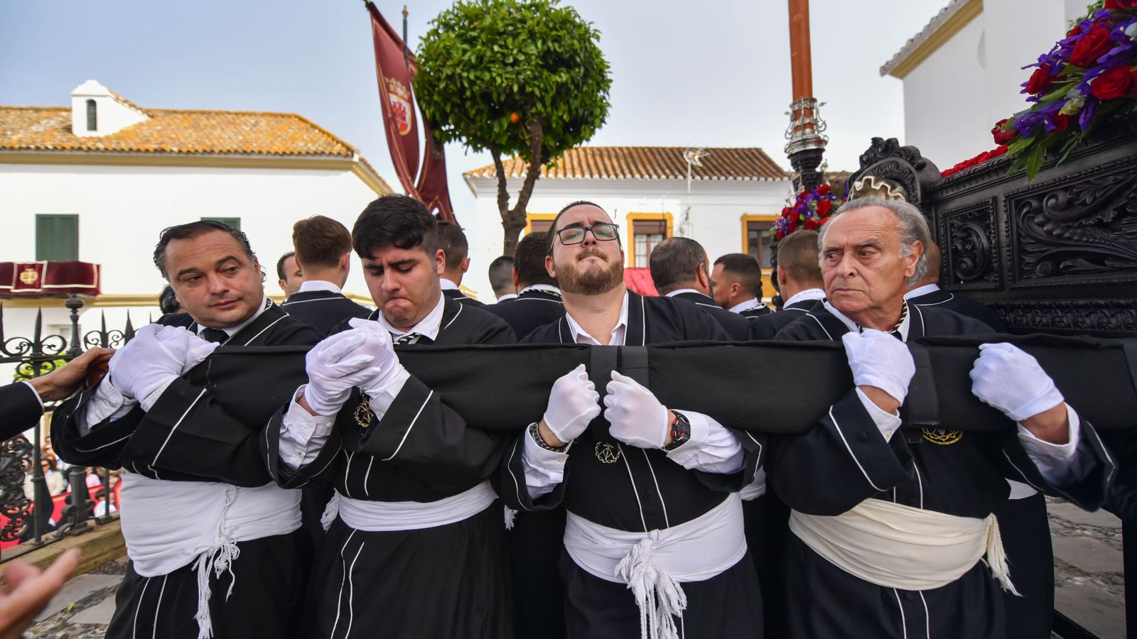 Fotos del Jueves Santo en San Roque: La Buena Muerte y Amargura