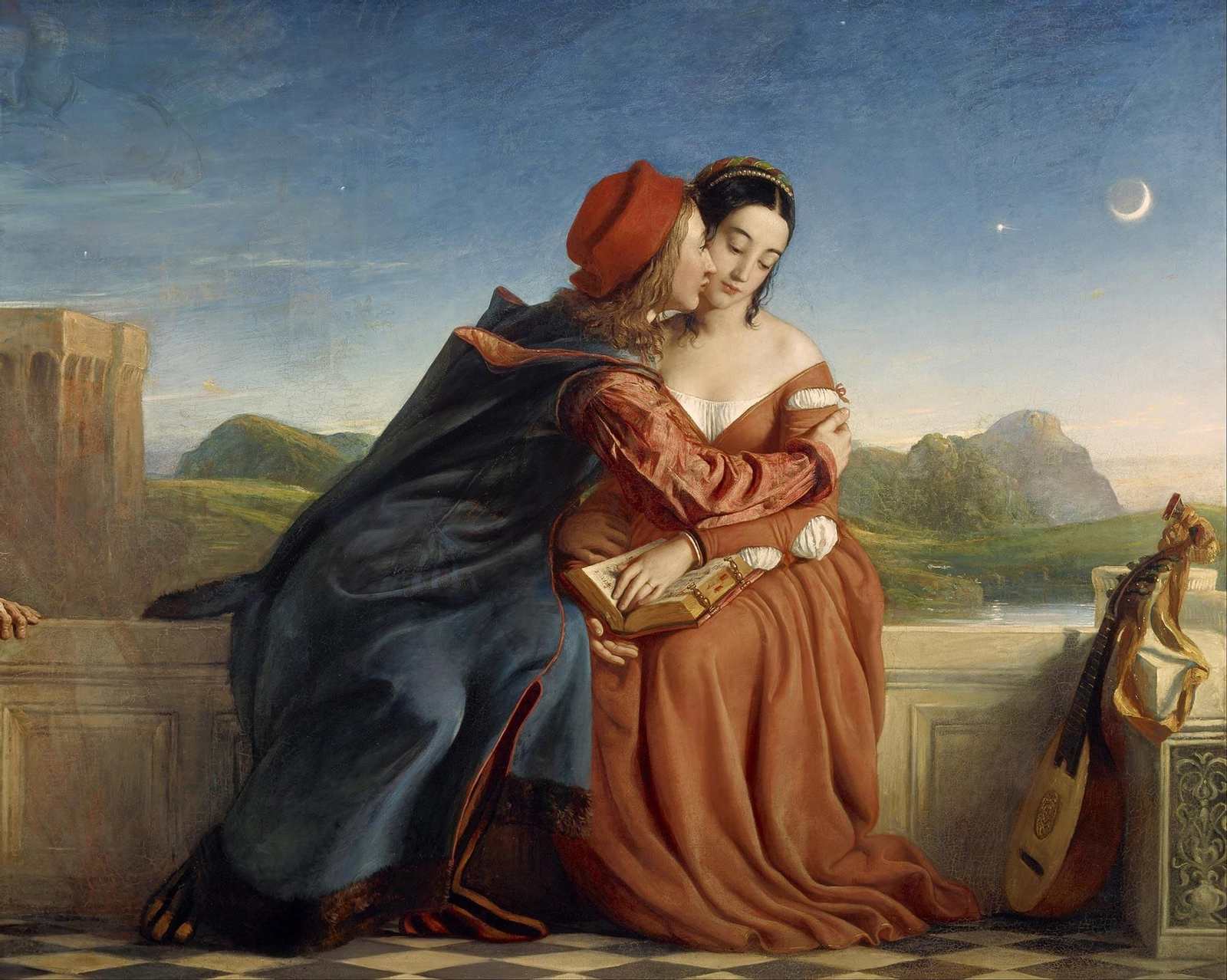 'Francesca da Rimini' (1837), obra del pintor escocés William Dyce.