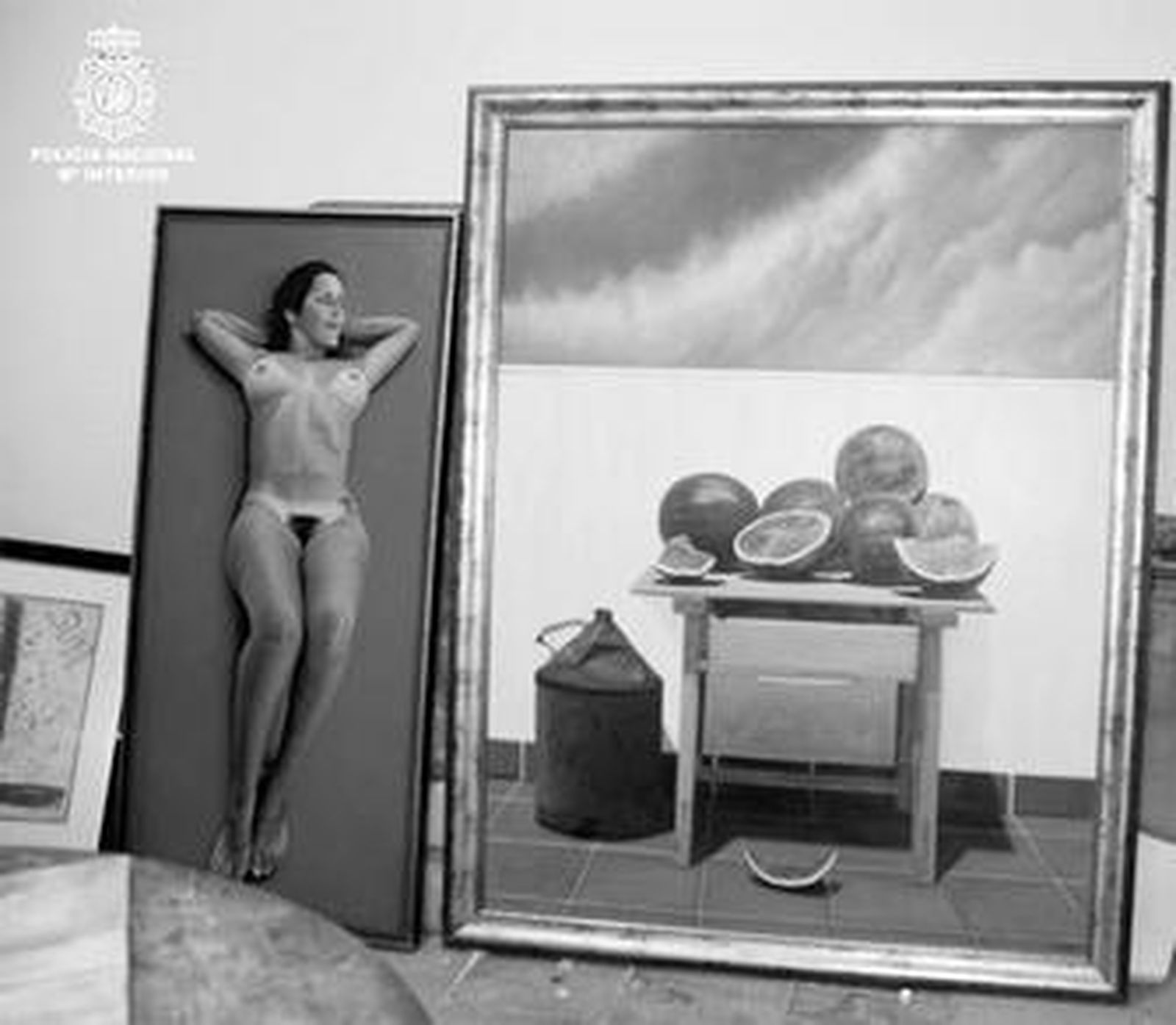 Parte de la colección pictórica de Sánchez intervenida en Córdoba.