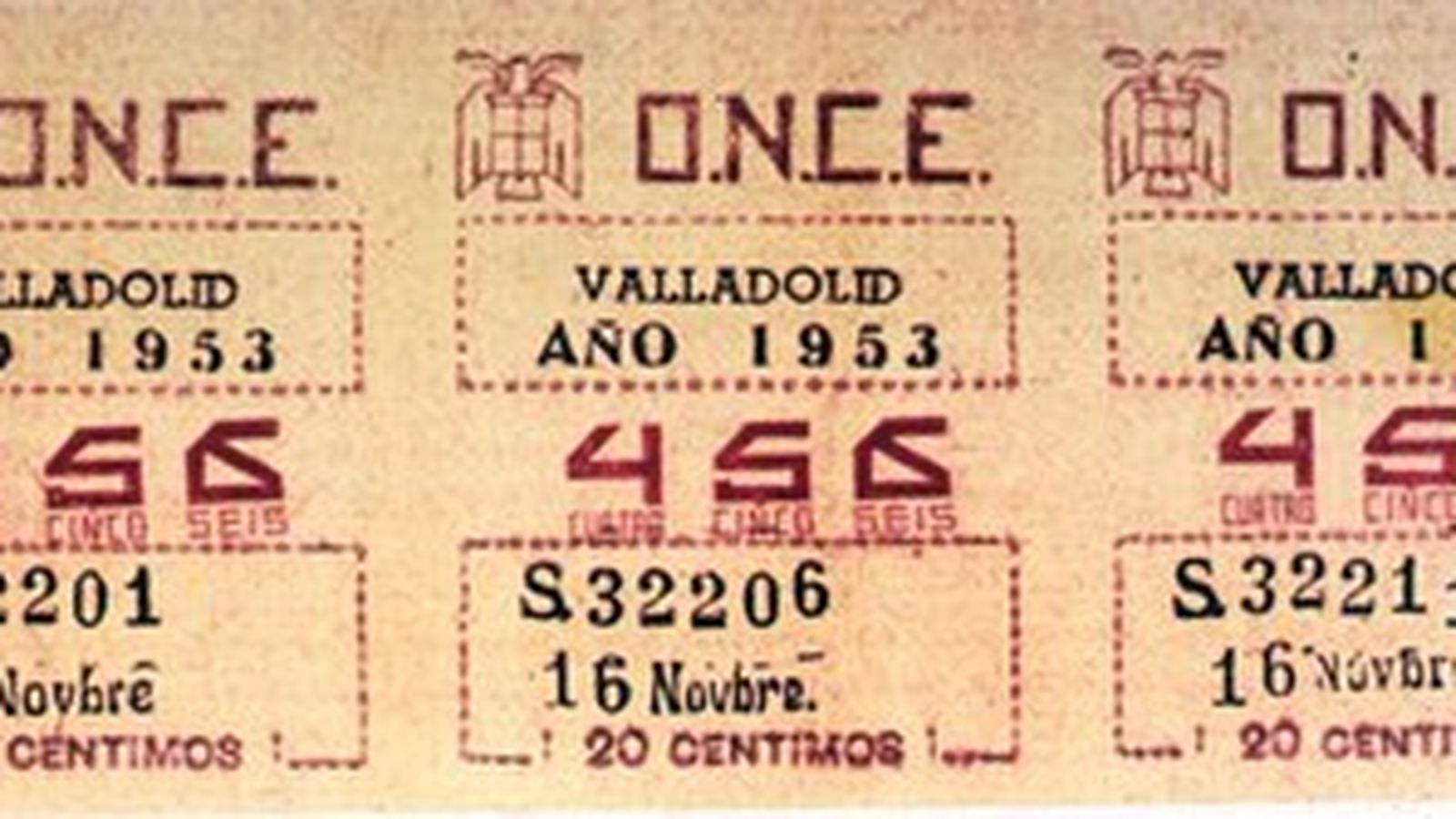 Los primeros cupones tenían solo tres números.