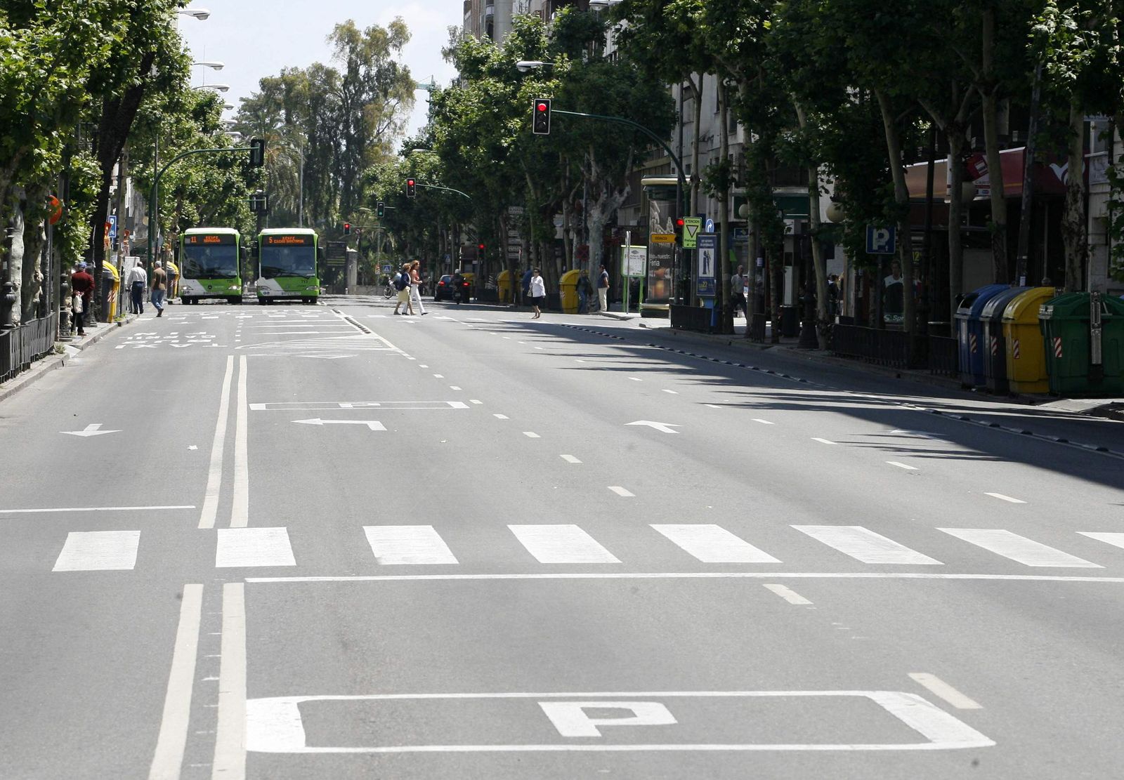 Imagen de archivo de la avenida Ronda de los Tejares.