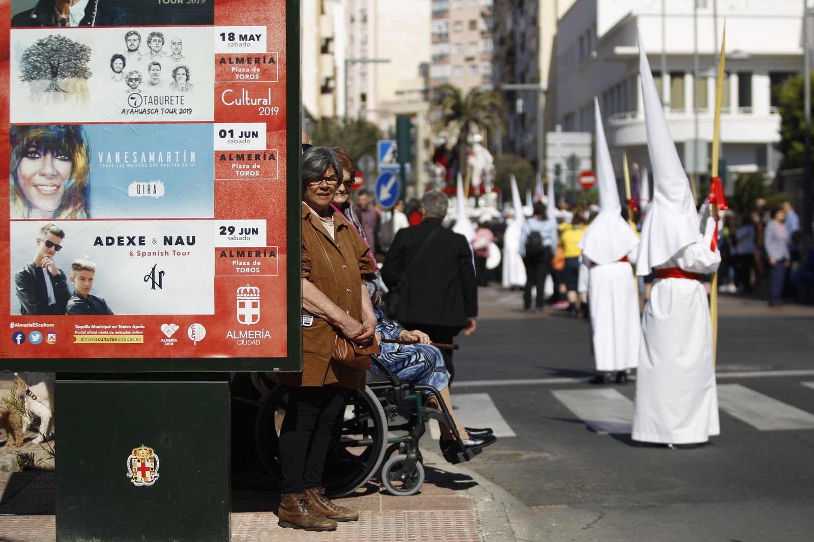 Imágenes Procesión de la Borriquita de Almería capital. Semana Santa 2019