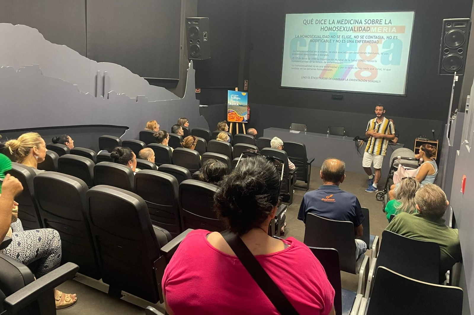 Momento del coloquio.