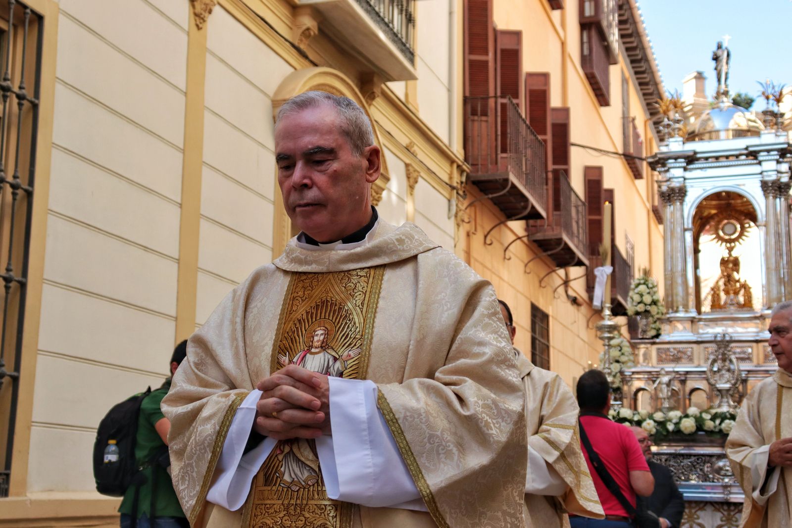 La imágenes de la procesión del Corpus Christi este domingo en Málaga