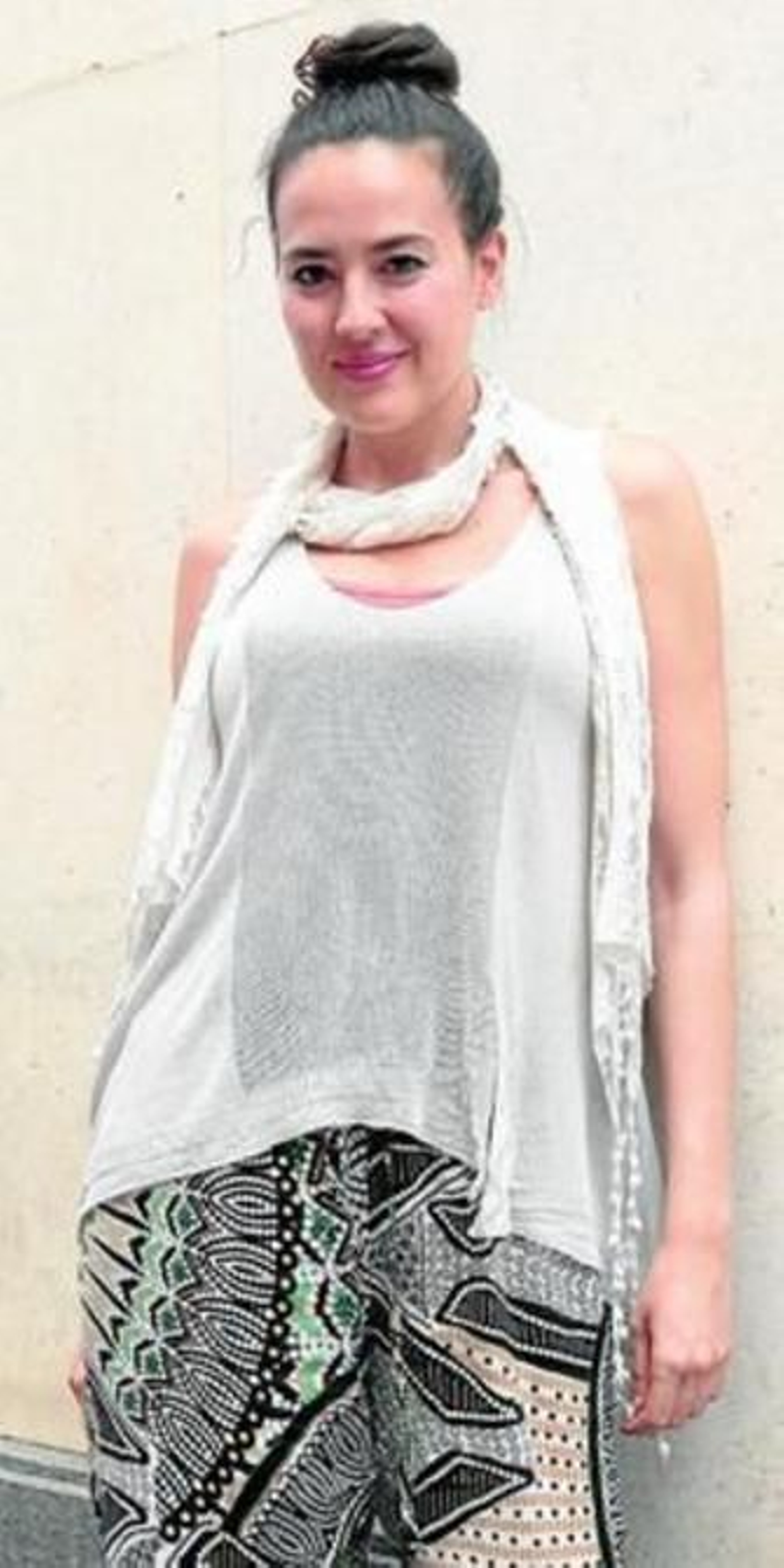 Marina Perezagua, el pasado jueves en Sevilla después de la entrevista.