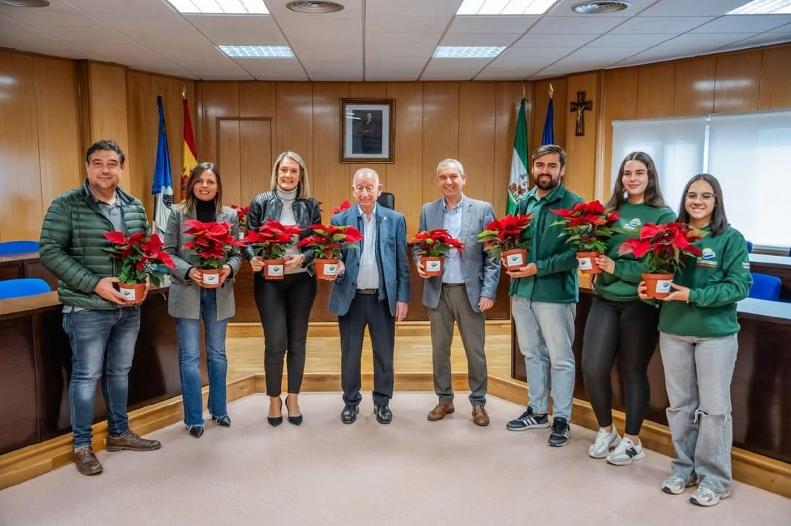 El Ayuntamiento de Roquetas de Mar recibe a la EFA Campomar.