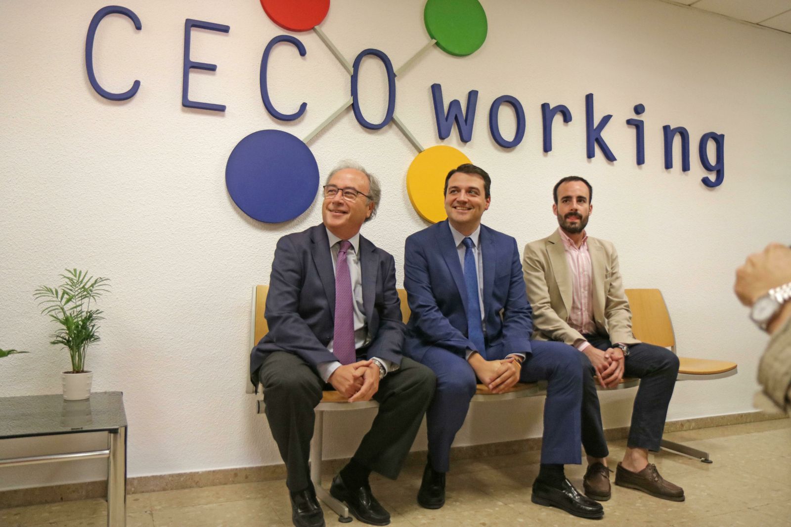 Antonio Díaz, José María Bellido y Ángel Herrador, en CECO-Working.