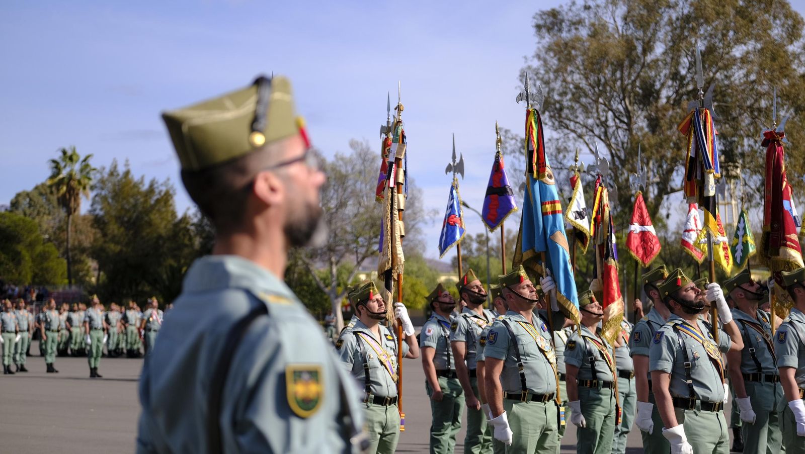 Conmemoración del Combate de Edchera en la Base Álvarez de Sotomayor de La Legión, en imágenes