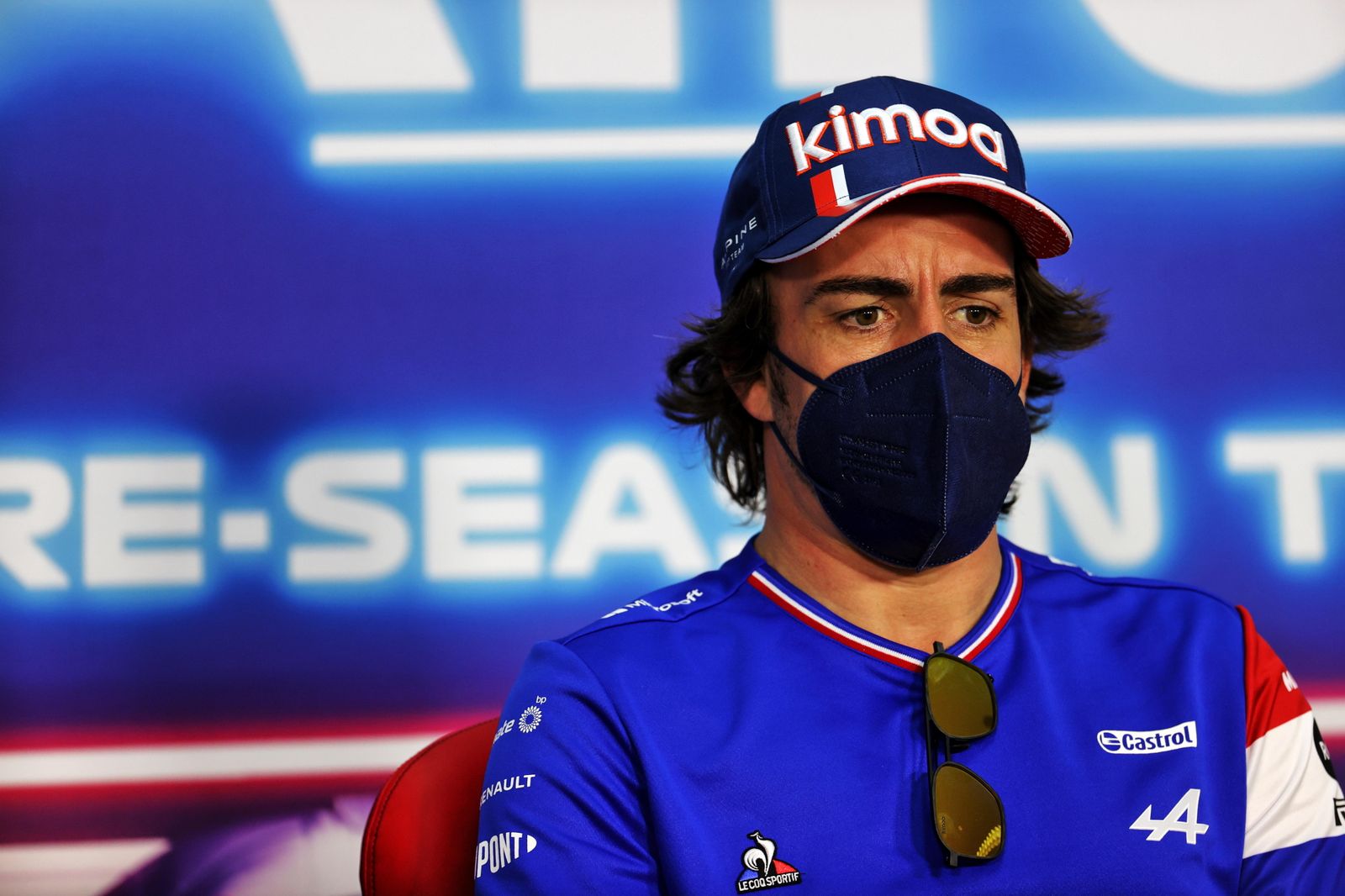 Fernando Alonso, en una comparecencia de prensa.