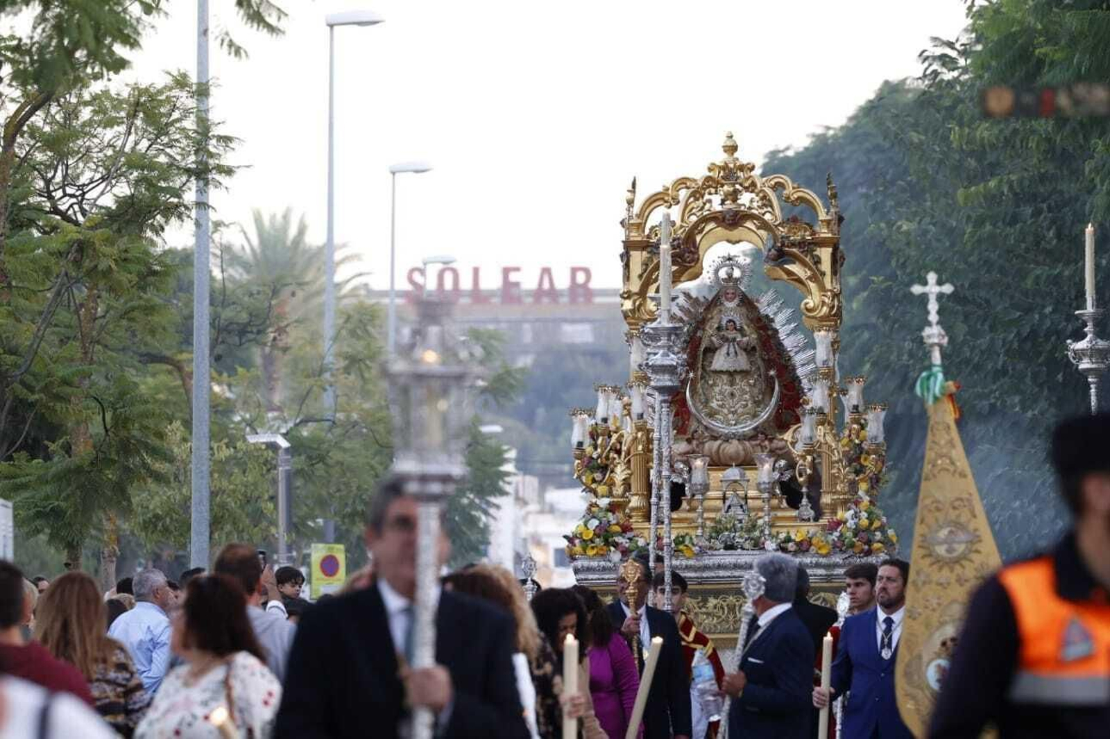 Todas las imágenes de la procesión Magna Mariana de Sanlúcar