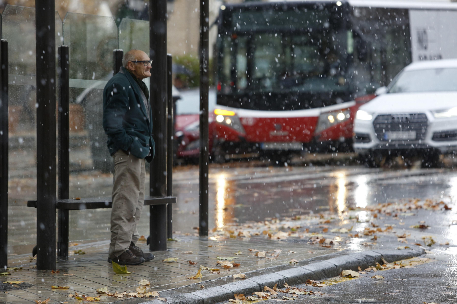 La nevada de Granada, en imágenes