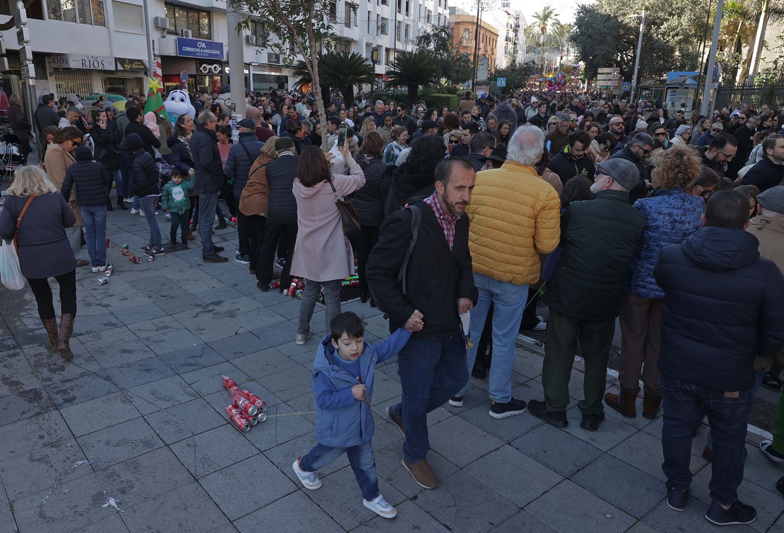 Fotos del arrastre de latas en Algeciras