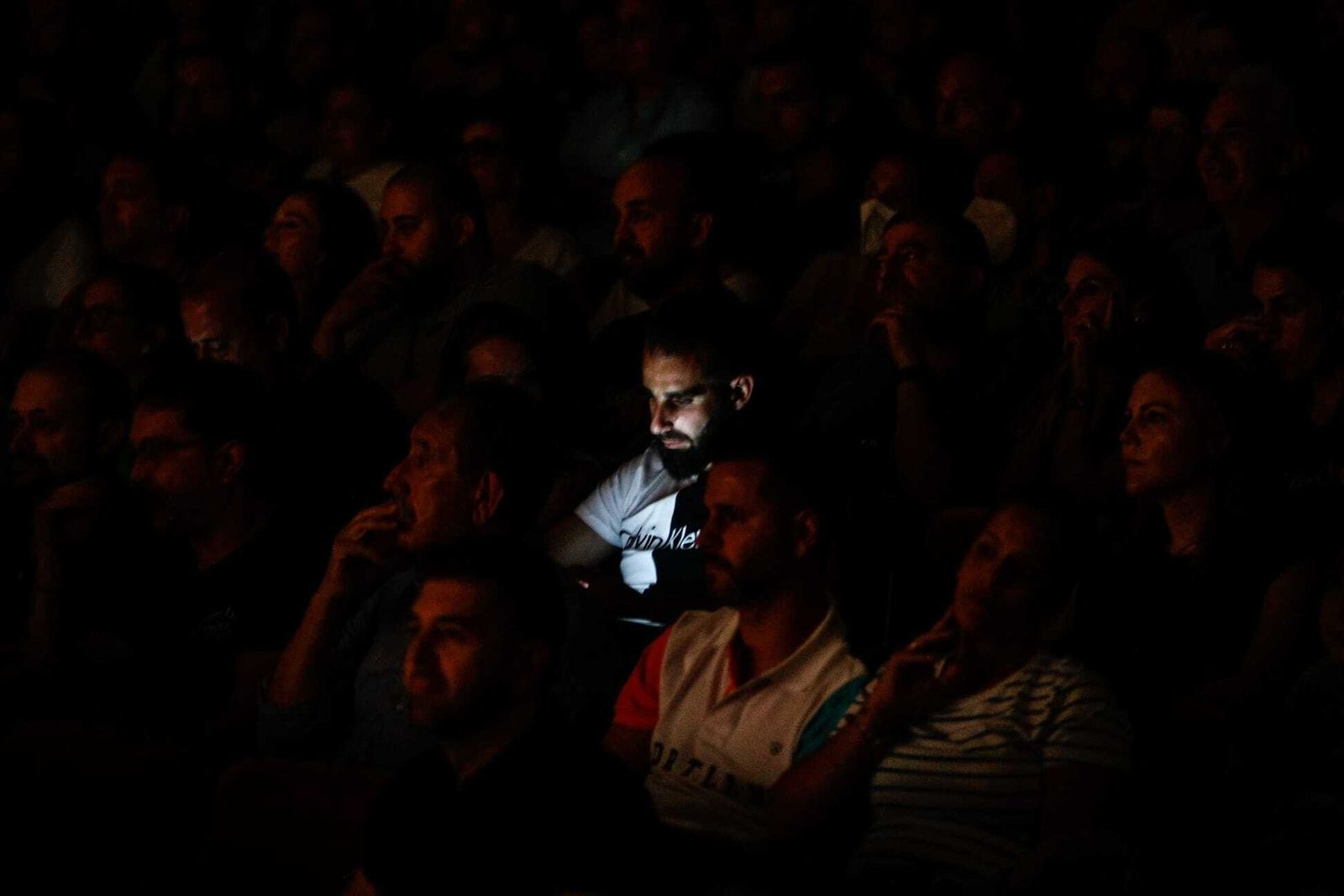 El ambiente en camerinos.