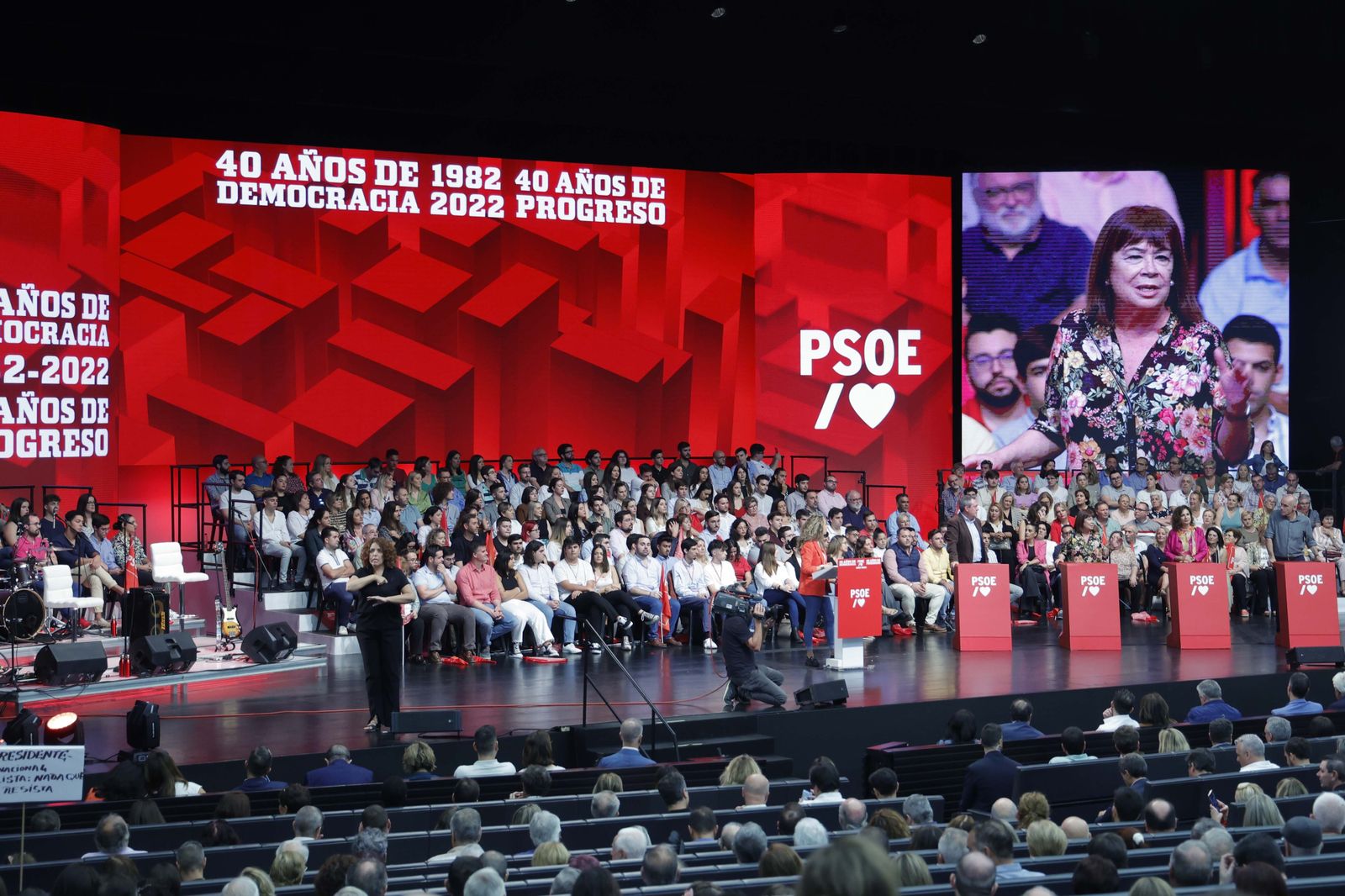las imágenes del acto del PSOE en Sevilla