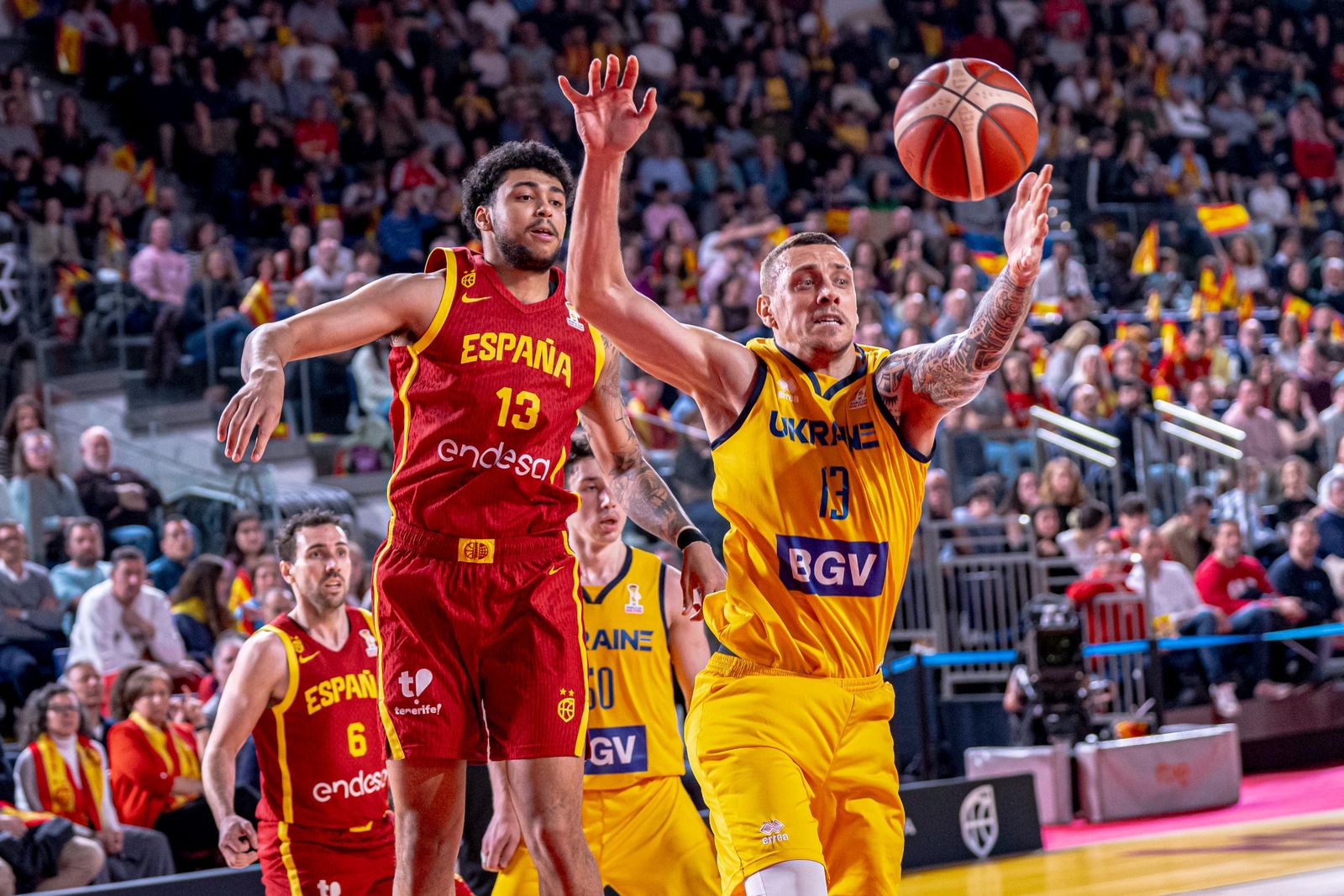 Las mejores fotos del España-Ucrania de baloncesto