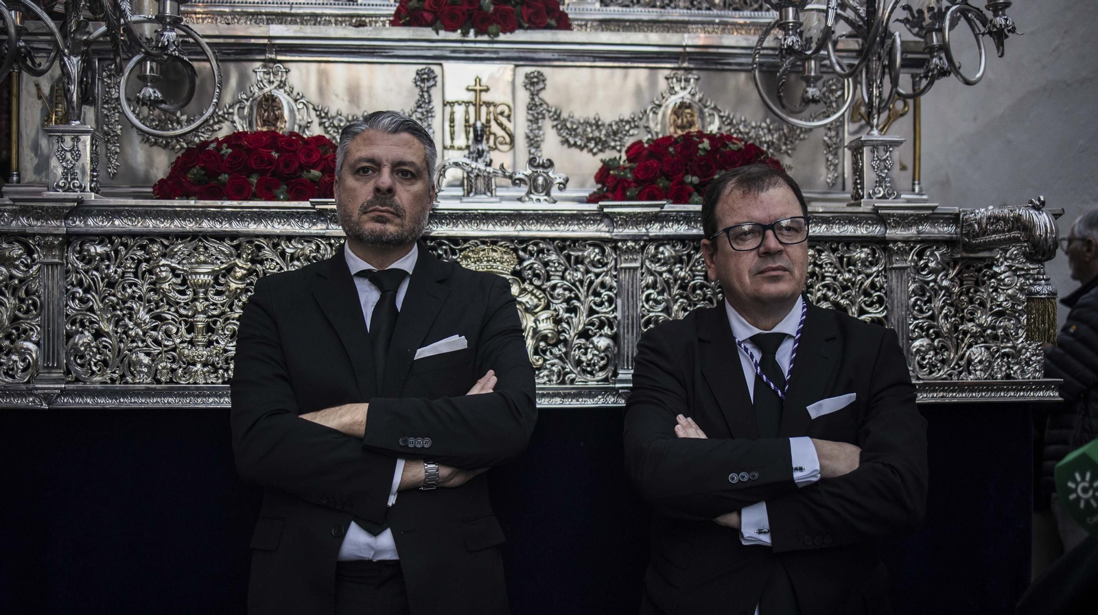 Imágenes de la Hermandad de El Mayor Dolor en el Jueves Santo de Jerez 2025