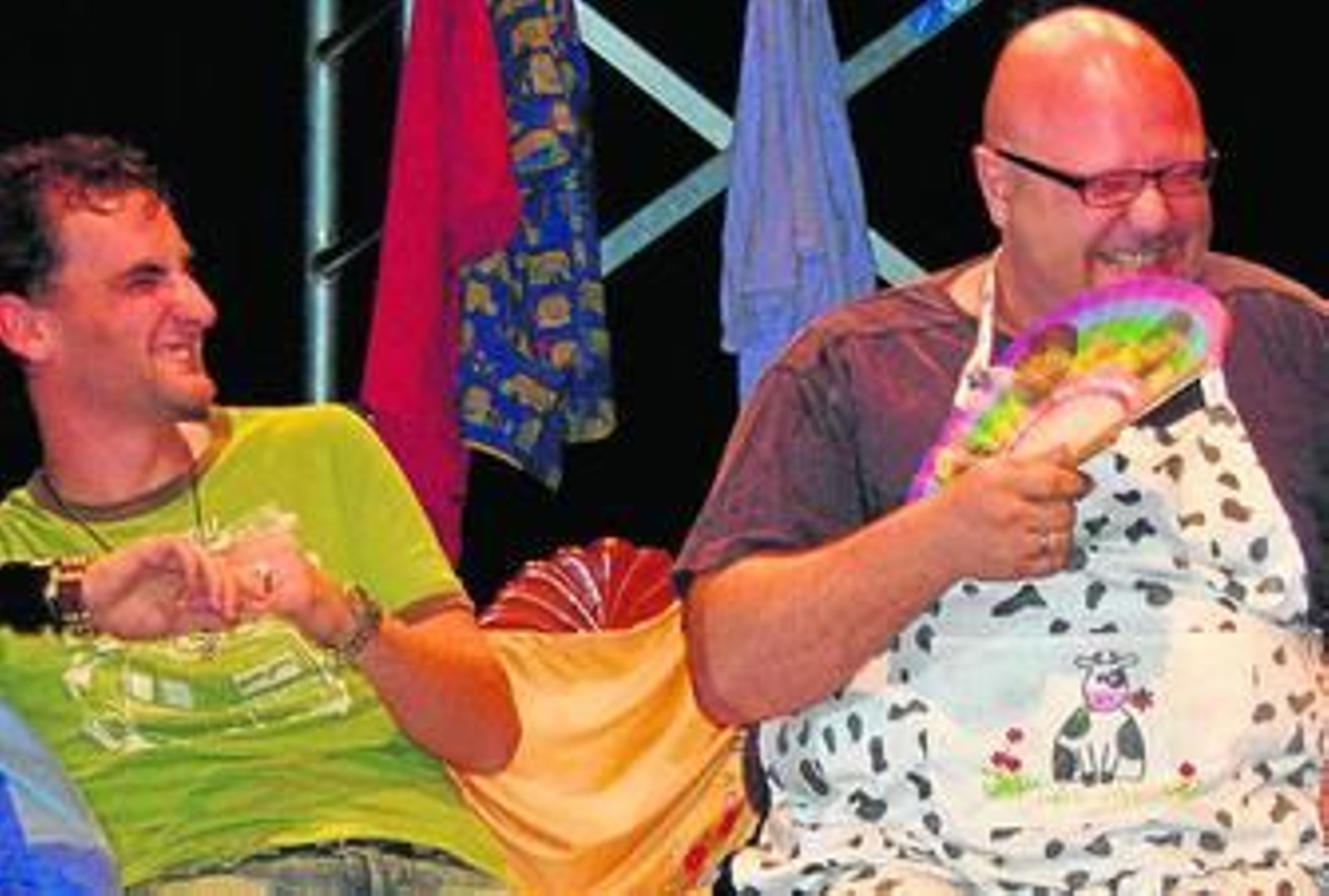 Rodrigo Ponce y Manolo Medina muestran su complicidad y buen humor en la representación.