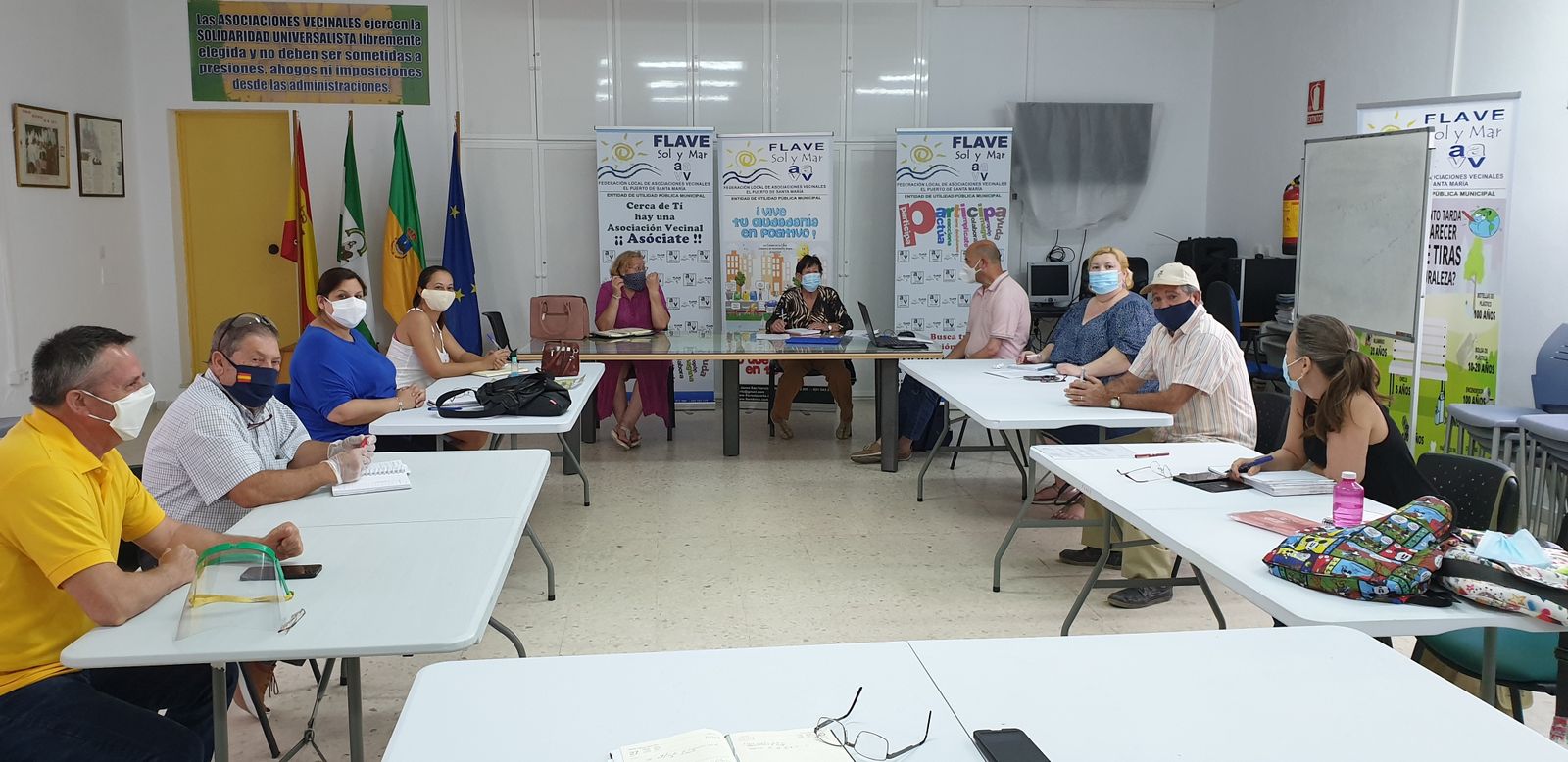 La reunión de la Flave para preparar su plan de trabajo.