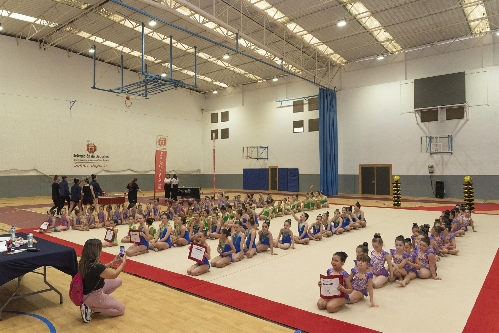 Las fotos del campeonato comarcal de gimnasia rítmica, en San Roque