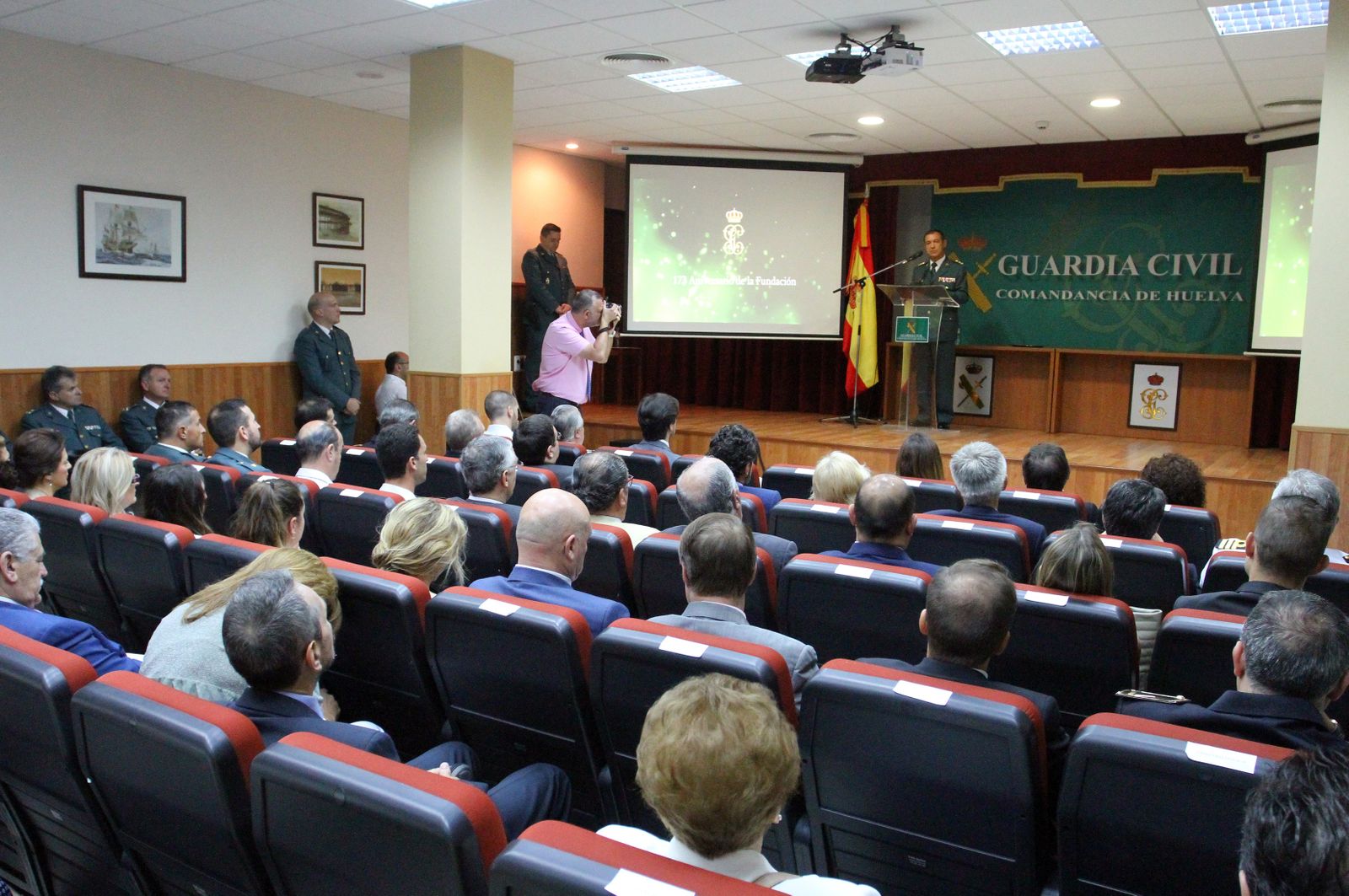 Imágenes del acto de celebración del 173 aniversario de la fundación de la Guardia Civil.