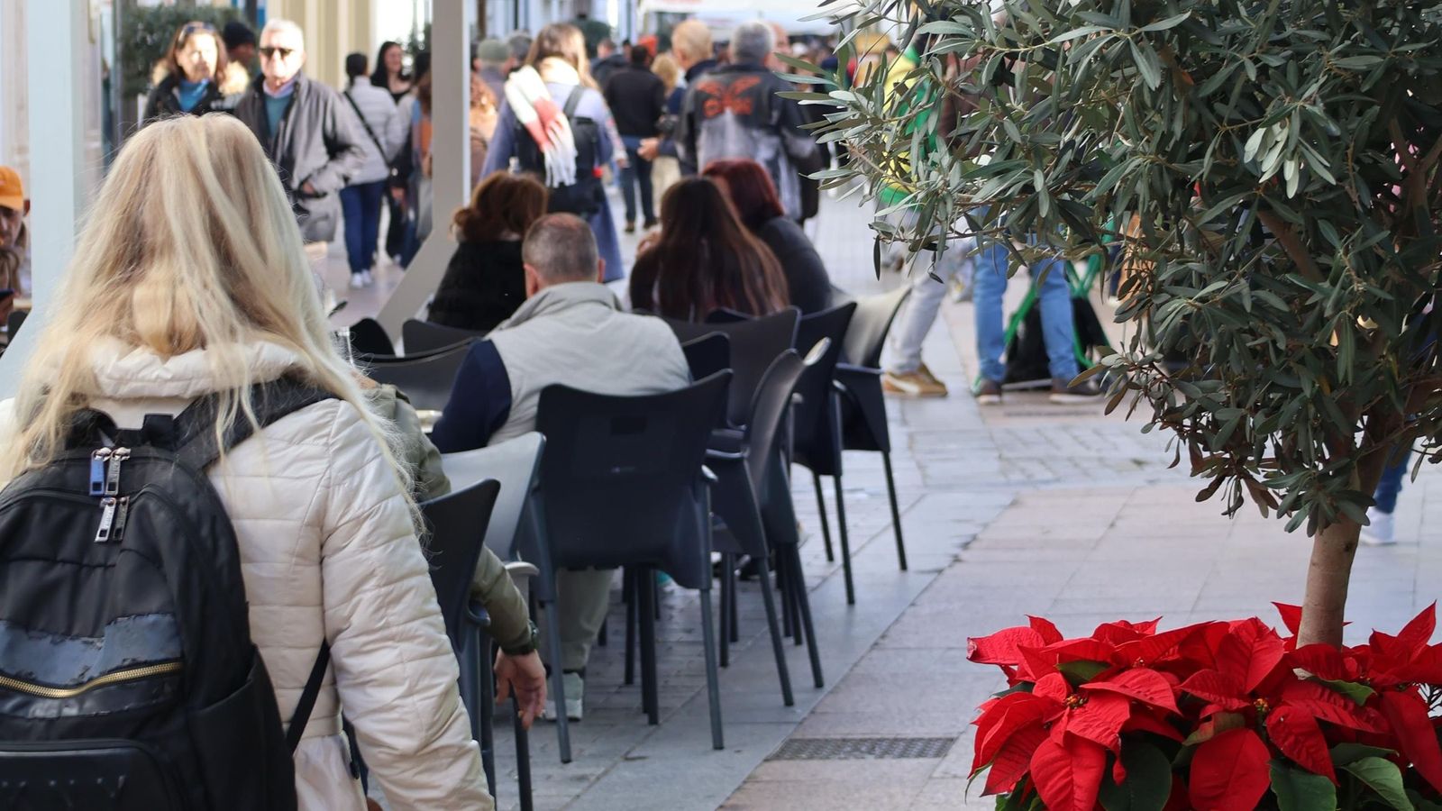 Una imagen reciente de una de las calles del centro.