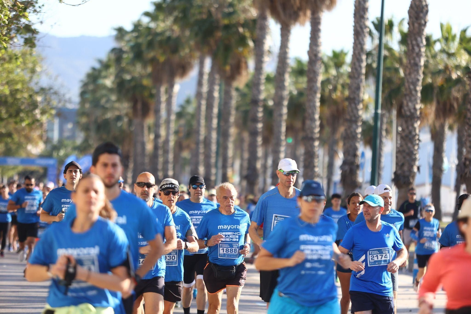 Las mejores fotos de la I Carrera Solidaria Mayoral de Málaga
