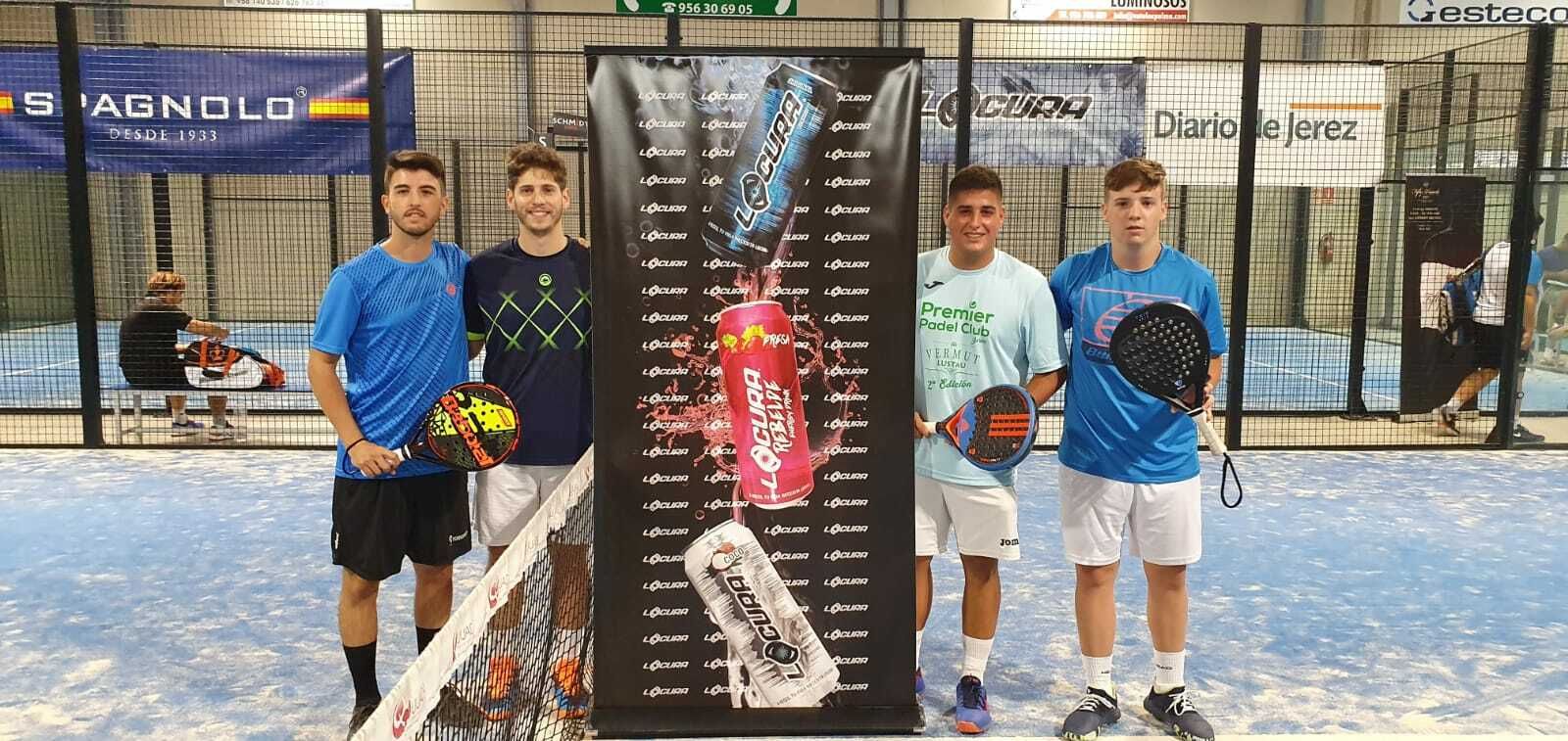 La pareja Diánez-Berro se enfrentó a Garoz-López en Primera Categoría Masculina.