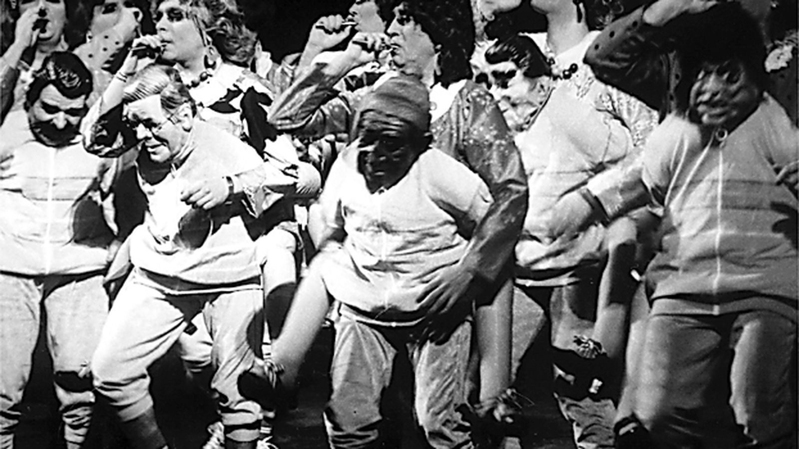 La chirigota ‘Cada uno con la suya’, segundo premio de 1986.