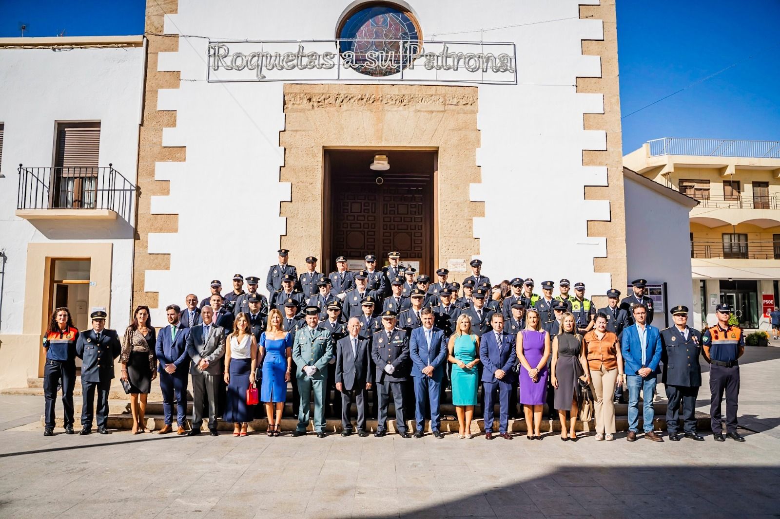 La Policía Local celebra su festividad reconociendo la labor de este cuerpo al servicio de Roquetas de Mar