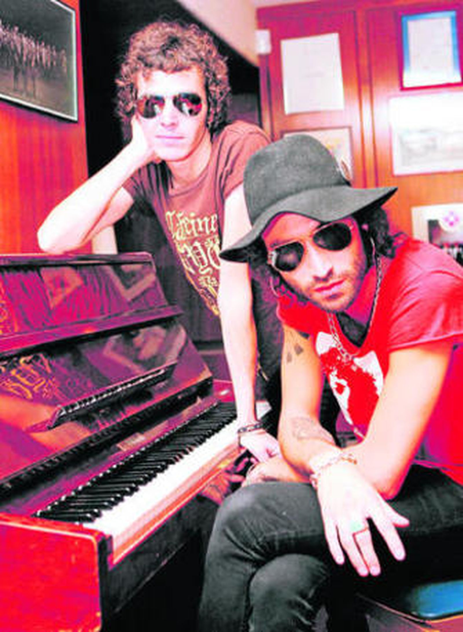 Rubén y Leiva de la banda Pereza.