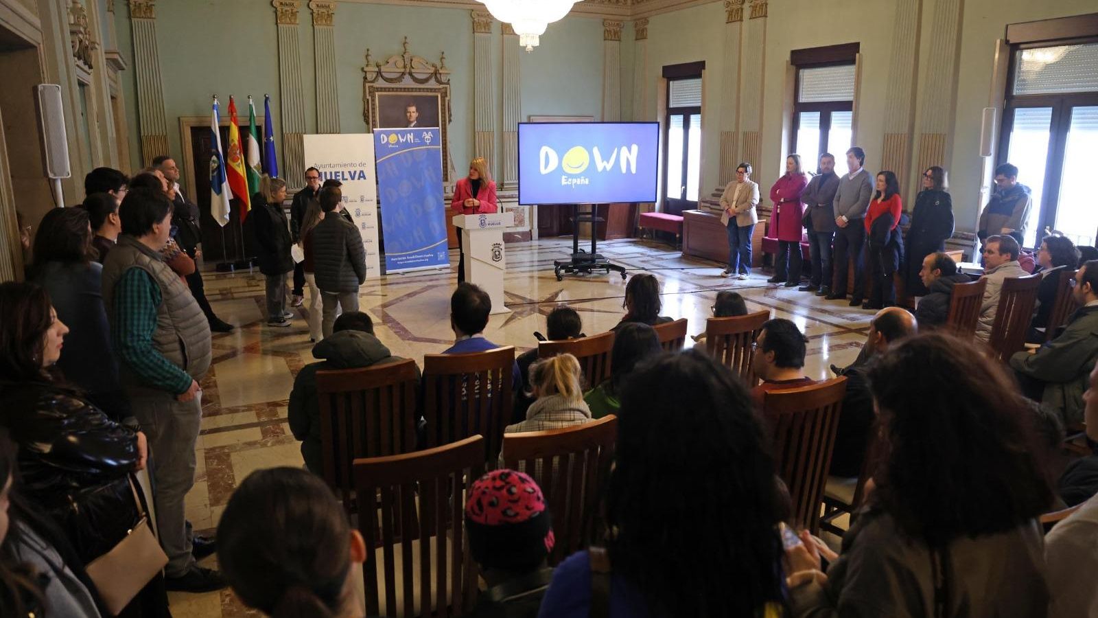 Pilar Miranda durante su intervención en el salón de plenos.