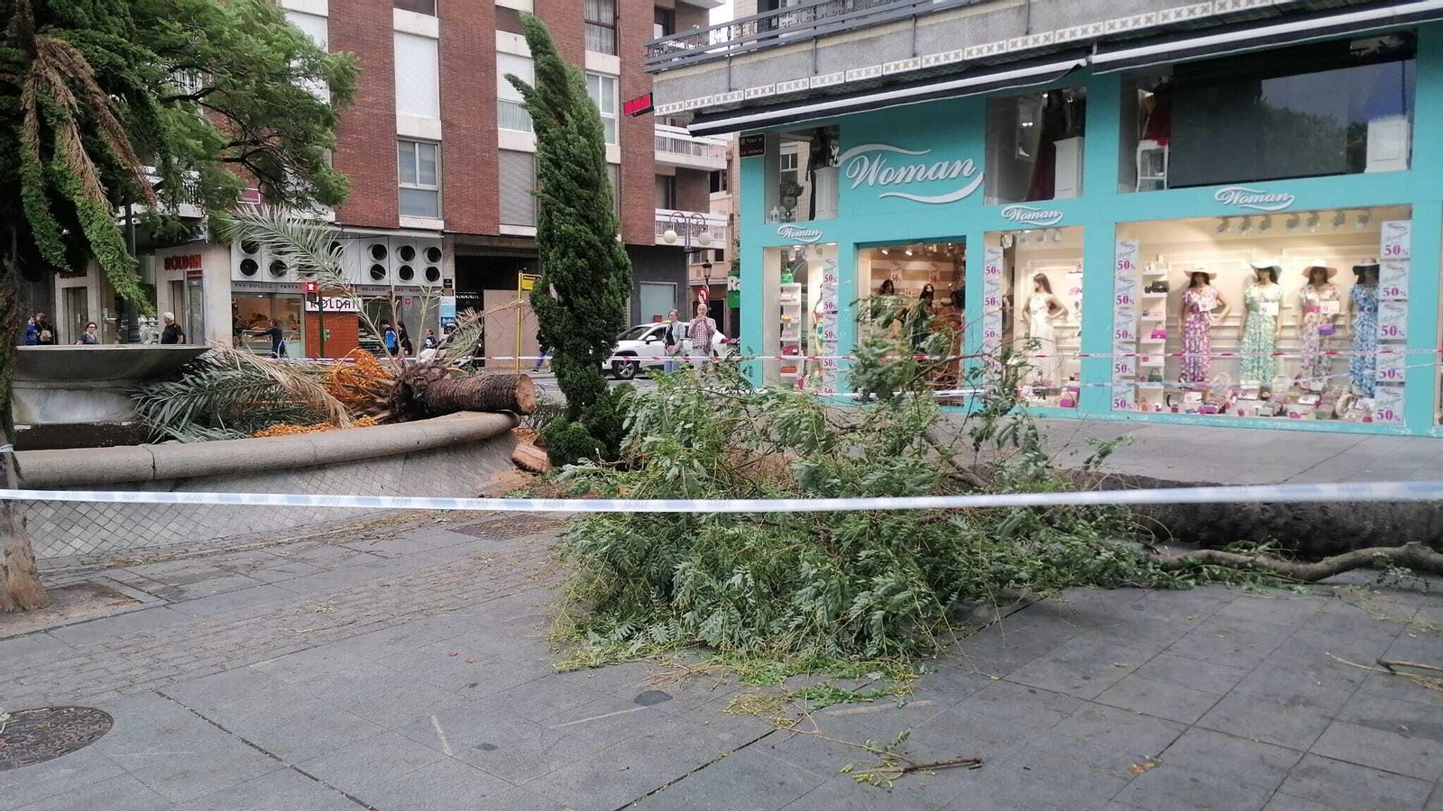 El paso de la borrasca Aline por Córdoba, en imágenes