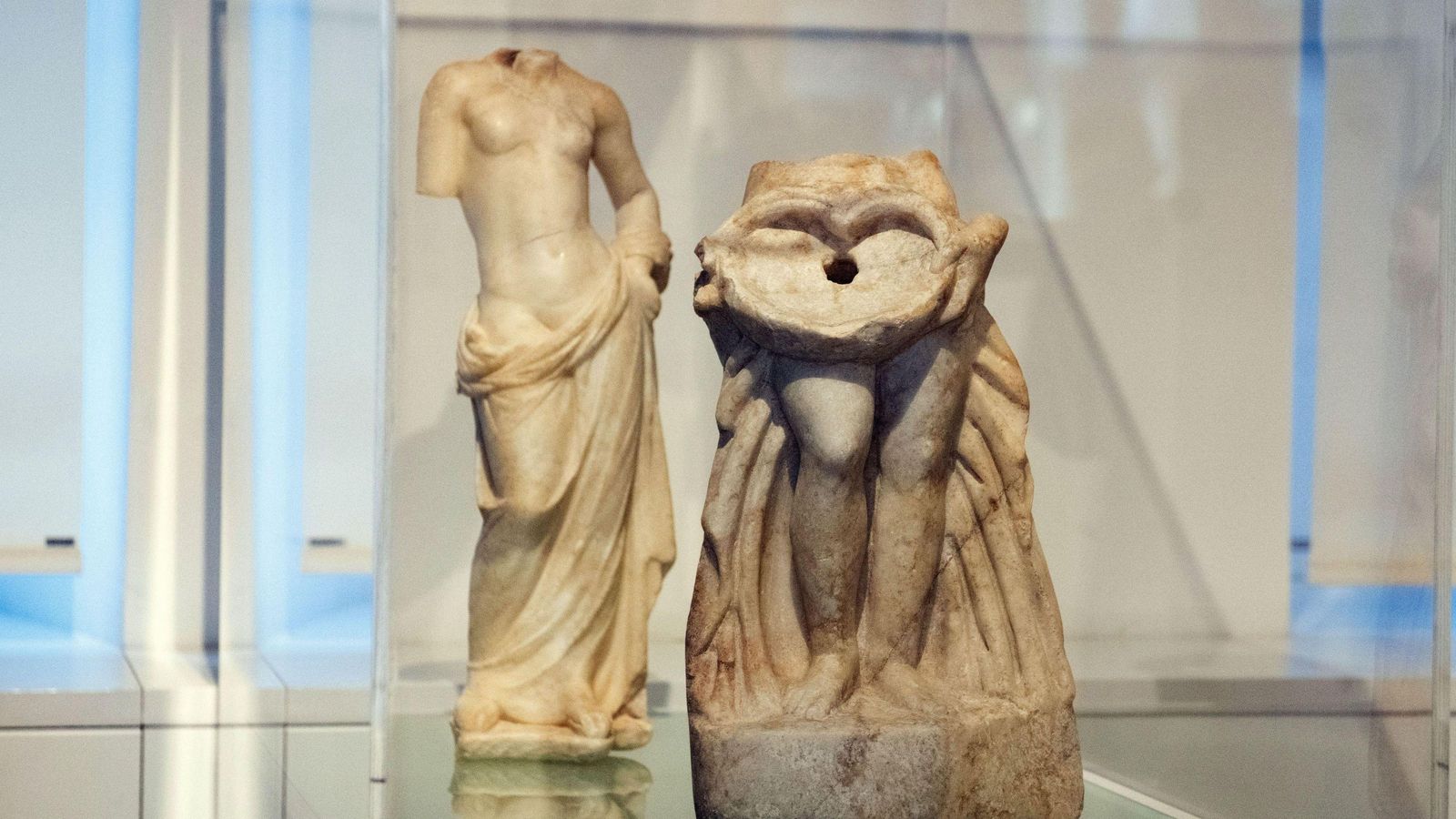 La dos venus exhibidas en el Museo Arqueológico de Granada