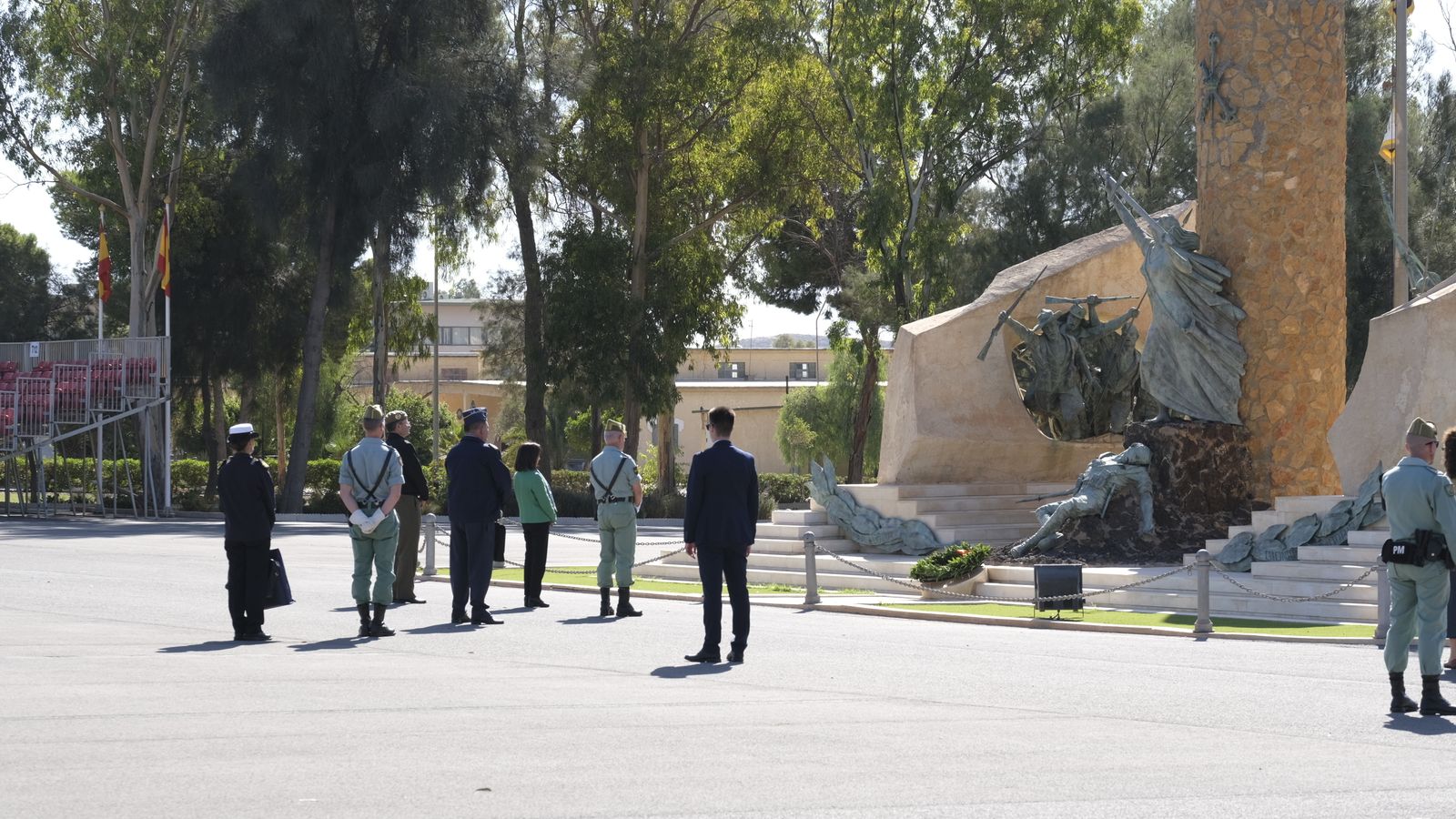 Imágenes de la visita de la Ministra de Defensa Margarita Robles a la Brigada Alfonso XIII de La Legión
