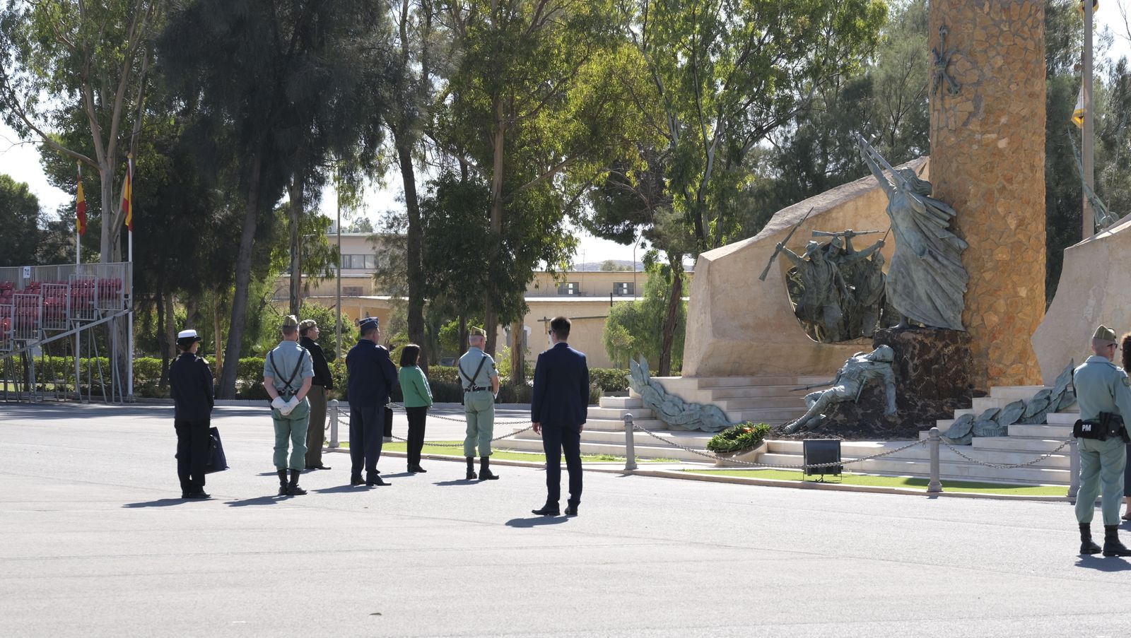 Imágenes de la visita de la Ministra de Defensa Margarita Robles a la Brigada Alfonso XIII de La Legión