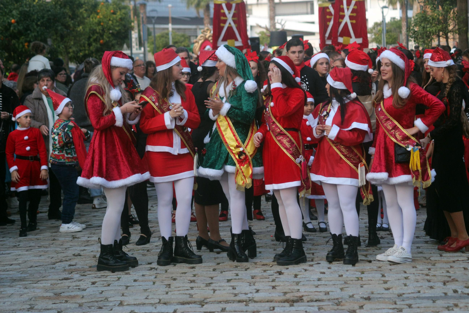 Visita de Papá Noel a Puerto Real