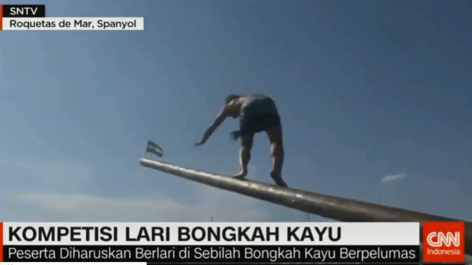 Captura del vídeo emitido por la CNN.