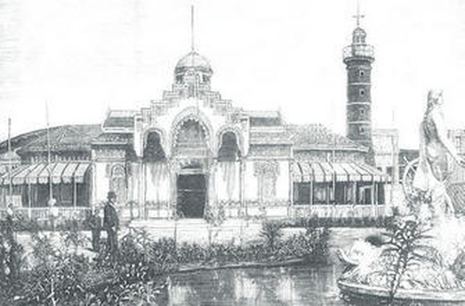 1887 Llegada de representaciones para la Exposición Marítima