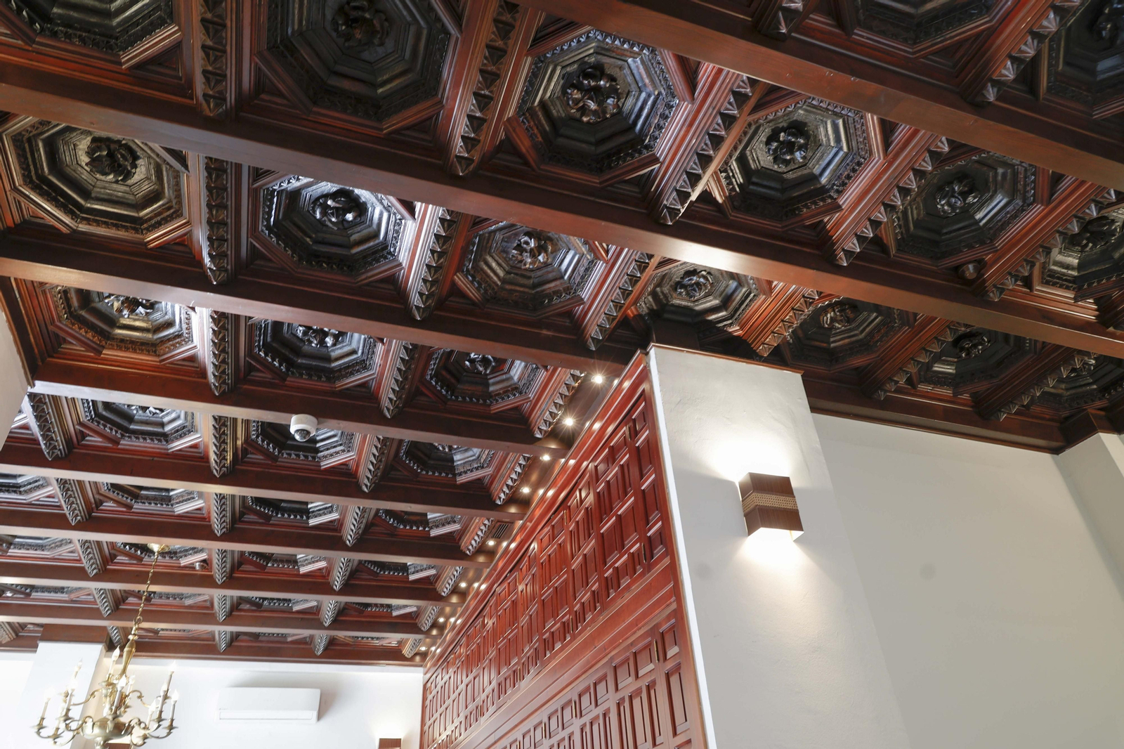 Imágenes de la visita al palacio de los Ponce de León