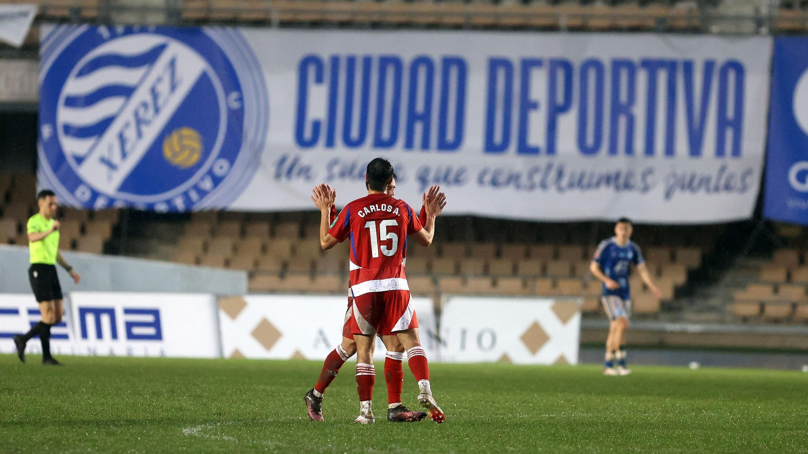Imágenes del Xerez DFC contra el Recreativo Granada