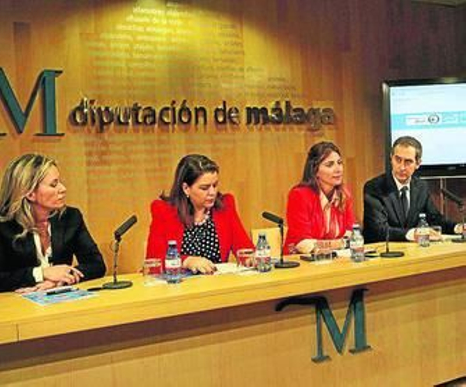 La presentación de los resultados, ayer.