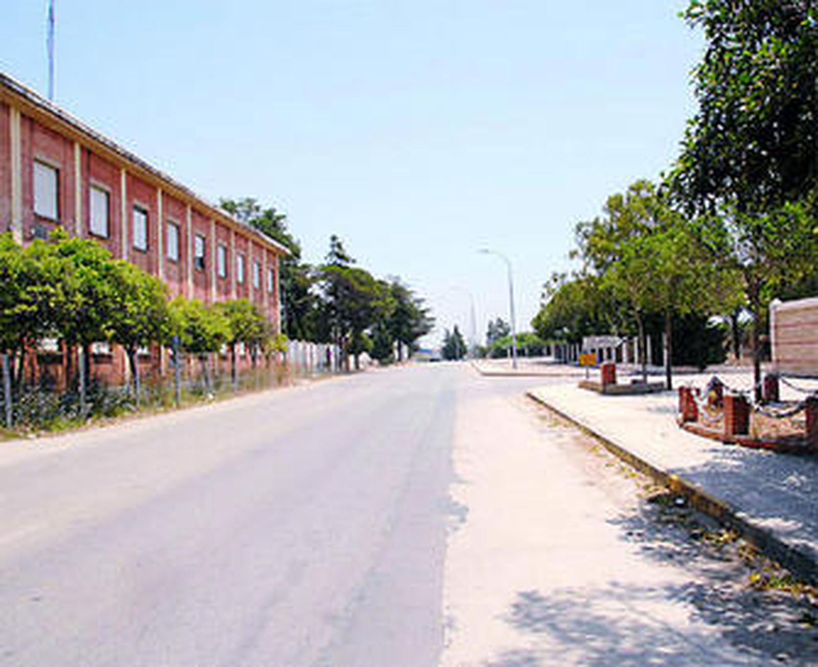 Terrenos en los que se asentaba la desaparecida Fábrica de San Carlos.