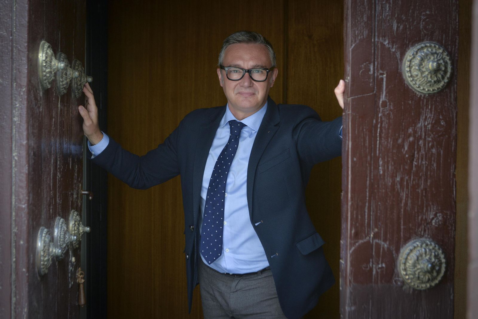 Manuel Gavira, en el Parlamento andaluz.